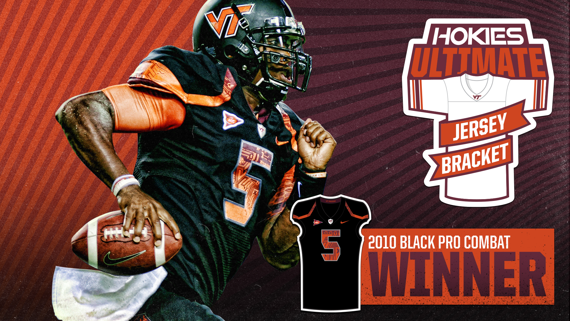 VT Football Jersey Bracket | The Key Play VT Football Jersey Bracket | The Key Play